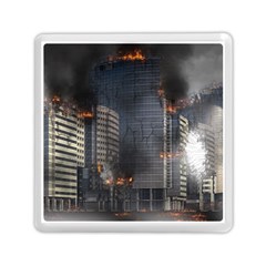 Destruction Apocalypse War Disaster Memory Card Reader (square)  by Celenk