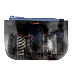 Destruction Apocalypse War Disaster Large Coin Purse by Celenk