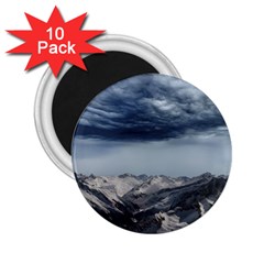 Mountain Landscape Sky Snow 2 25  Magnets (10 Pack)  by Celenk