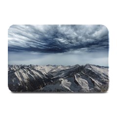 Mountain Landscape Sky Snow Plate Mats by Celenk