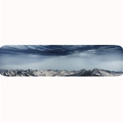 Mountain Landscape Sky Snow Large Bar Mats by Celenk