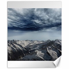 Mountain Landscape Sky Snow Canvas 11  X 14  