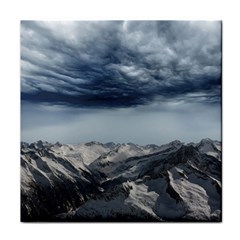 Mountain Landscape Sky Snow Face Towel by Celenk