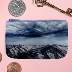 Mountain Landscape Sky Snow Large Coin Purse by Celenk