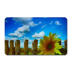 Sunflower Summer Sunny Nature Magnet (rectangular) by Celenk