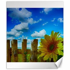 Sunflower Summer Sunny Nature Canvas 8  X 10  by Celenk