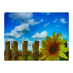 Sunflower Summer Sunny Nature Double Sided Flano Blanket (mini)  by Celenk