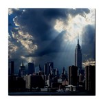 New York America New York Skyline Tile Coasters Front