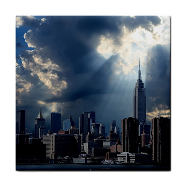 New York America New York Skyline Tile Coasters