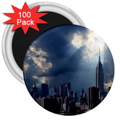 New York America New York Skyline 3  Magnets (100 Pack) by Celenk