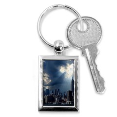 New York America New York Skyline Key Chains (rectangle)  by Celenk