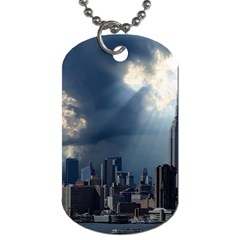 New York America New York Skyline Dog Tag (one Side) by Celenk