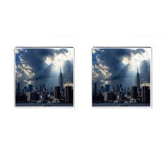 New York America New York Skyline Cufflinks (square) by Celenk