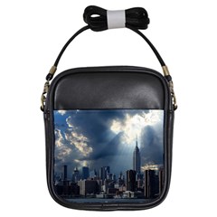 New York America New York Skyline Girls Sling Bags by Celenk