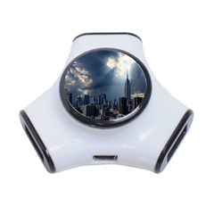 New York America New York Skyline 3-port Usb Hub by Celenk