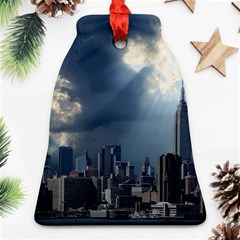 New York America New York Skyline Bell Ornament (two Sides) by Celenk