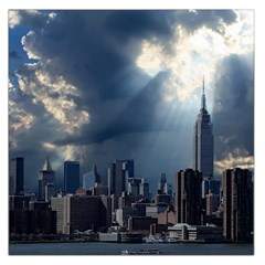 New York America New York Skyline Large Satin Scarf (square) by Celenk