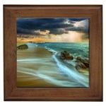 Beach Shore Sand Coast Nature Sea Framed Tiles Front