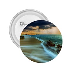 Beach Shore Sand Coast Nature Sea 2 25  Buttons by Celenk