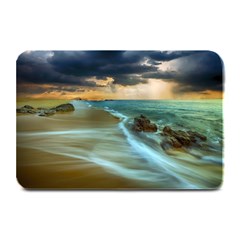 Beach Shore Sand Coast Nature Sea Plate Mats by Celenk