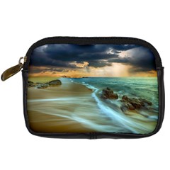 Beach Shore Sand Coast Nature Sea Digital Camera Cases by Celenk