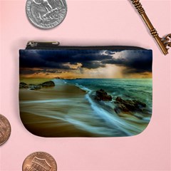 Beach Shore Sand Coast Nature Sea Mini Coin Purses by Celenk