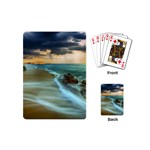 Beach Shore Sand Coast Nature Sea Playing Cards (Mini)  Back