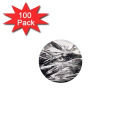 Mountains Winter Landscape Nature 1  Mini Magnets (100 Pack)  by Celenk