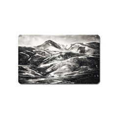 Mountains Winter Landscape Nature Magnet (name Card) by Celenk