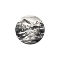 Mountains Winter Landscape Nature Golf Ball Marker by Celenk