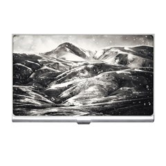 Mountains Winter Landscape Nature Business Card Holders by Celenk