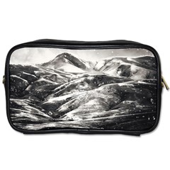 Mountains Winter Landscape Nature Toiletries Bags 2-side by Celenk