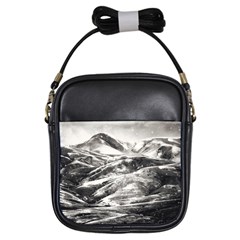 Mountains Winter Landscape Nature Girls Sling Bags by Celenk