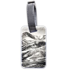 Mountains Winter Landscape Nature Luggage Tags (two Sides)