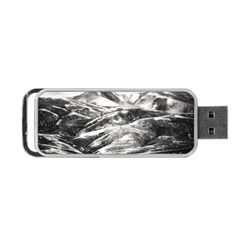 Mountains Winter Landscape Nature Portable Usb Flash (one Side) by Celenk