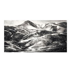 Mountains Winter Landscape Nature Satin Wrap by Celenk