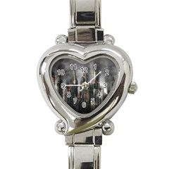 Armageddon Disaster Destruction War Heart Italian Charm Watch by Celenk