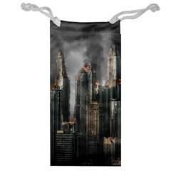 Armageddon Disaster Destruction War Jewelry Bag by Celenk