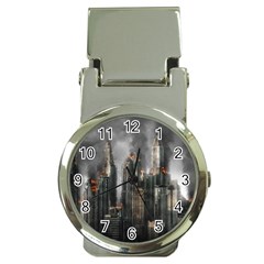 Armageddon Disaster Destruction War Money Clip Watches by Celenk