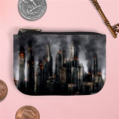 Armageddon Disaster Destruction War Mini Coin Purses by Celenk