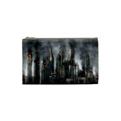 Armageddon Disaster Destruction War Cosmetic Bag (small)  by Celenk