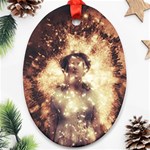 Science Fiction Teleportation Ornament (Oval) Front