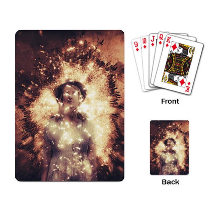 Science Fiction Teleportation Playing Card