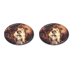 Science Fiction Teleportation Cufflinks (Oval)