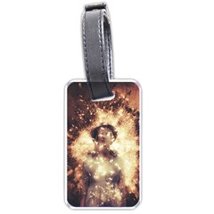 Science Fiction Teleportation Luggage Tags (one Side)  by Celenk