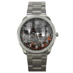 Destruction War Conflict Explosive Sport Metal Watch by Celenk