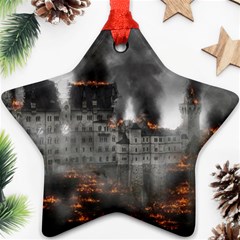 Destruction War Conflict Explosive Star Ornament (two Sides) by Celenk