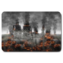 Destruction War Conflict Explosive Large Doormat  by Celenk