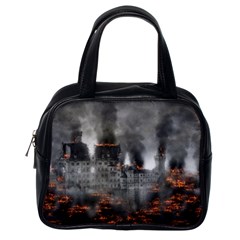 Destruction War Conflict Explosive Classic Handbags (one Side) by Celenk