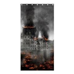 Destruction War Conflict Explosive Shower Curtain 36  X 72  (stall)  by Celenk